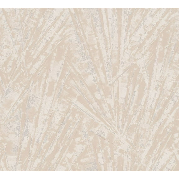 Concord Wallcoverings Modern Textured Wallpaper Geometric, Vinyl Accent Wall Stripes, Pink Beige Metallic, 27 in x 33 Ft (74 sq. ft), 91934
