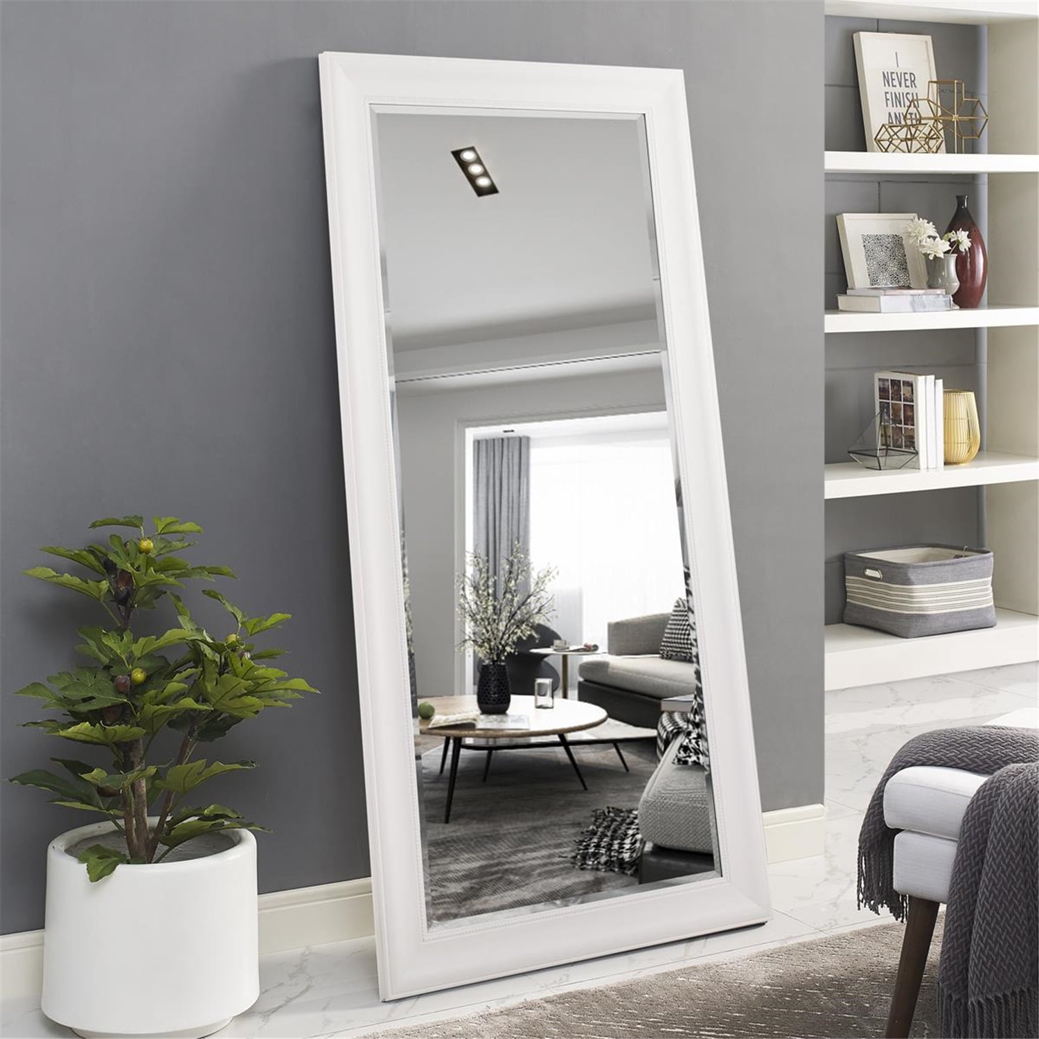 White Mirror Full Length White Full Length Mirror White Floor MIrror