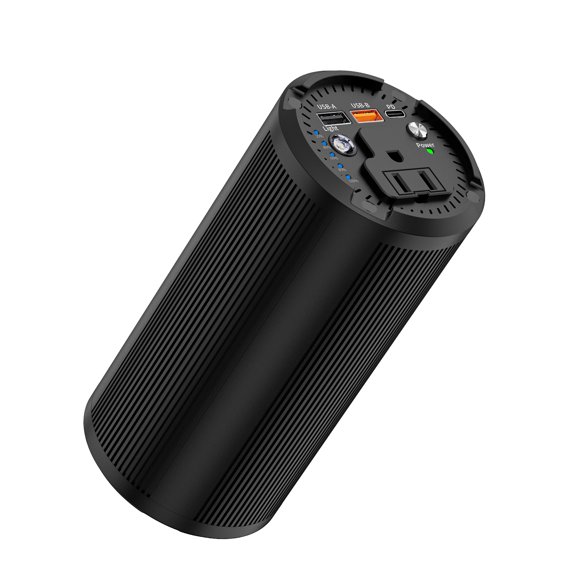 Portable Power Station, 100W Portable Laptop Charger, 98Wh/27000mAh High Capacity with 65W PD USB C Laptop Battery Bank. Black