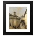 thumbnail image 2 of Antoine Vollon 12x14 Black Modern Framed Museum Art Print Titled - View of the Church of Notre Dame the Lorette and the Rue Rurel, Paris (C. 1860 - C. 1900), 2 of 5
