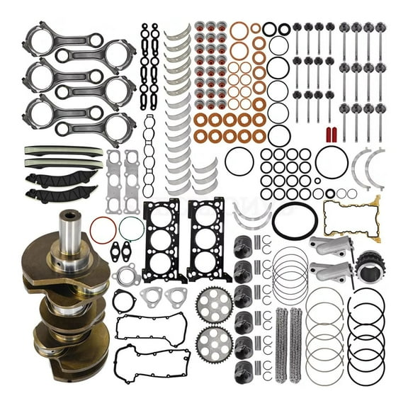 Diesel Engine Rebuild Kit – Crankshaft, Pistons, Timing Chain for Jeep, Ram 1500, Chrysler 300 (2011-2017)