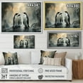 thumbnail image 4 of Designart "Snowy Penguin Family Gathering" Penguin Wall Art Prints, 4 of 7