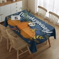 thumbnail image 2 of Fall Table Cover Wrinkle Resistant Washable Tablecolths Table Covers Welcome Fall Pumpkin Harvest Table Cloths for Dining Kitchen Restaurant Birthday Rectangle,60x84inch, 2 of 5