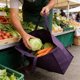 thumbnail image 4 of Reusable Grocery Tote Bag Foldable Heavy Duty Non Woven Shopping Bag with Long Handle 9.3 Gal, 4 of 6