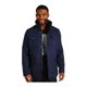 thumbnail image 1 of Ben Sherman - Abrigo de mezcla de lana con cremallera completa para hombre, azul, pequeño Ben Sherman chaquetón, 1 of 2