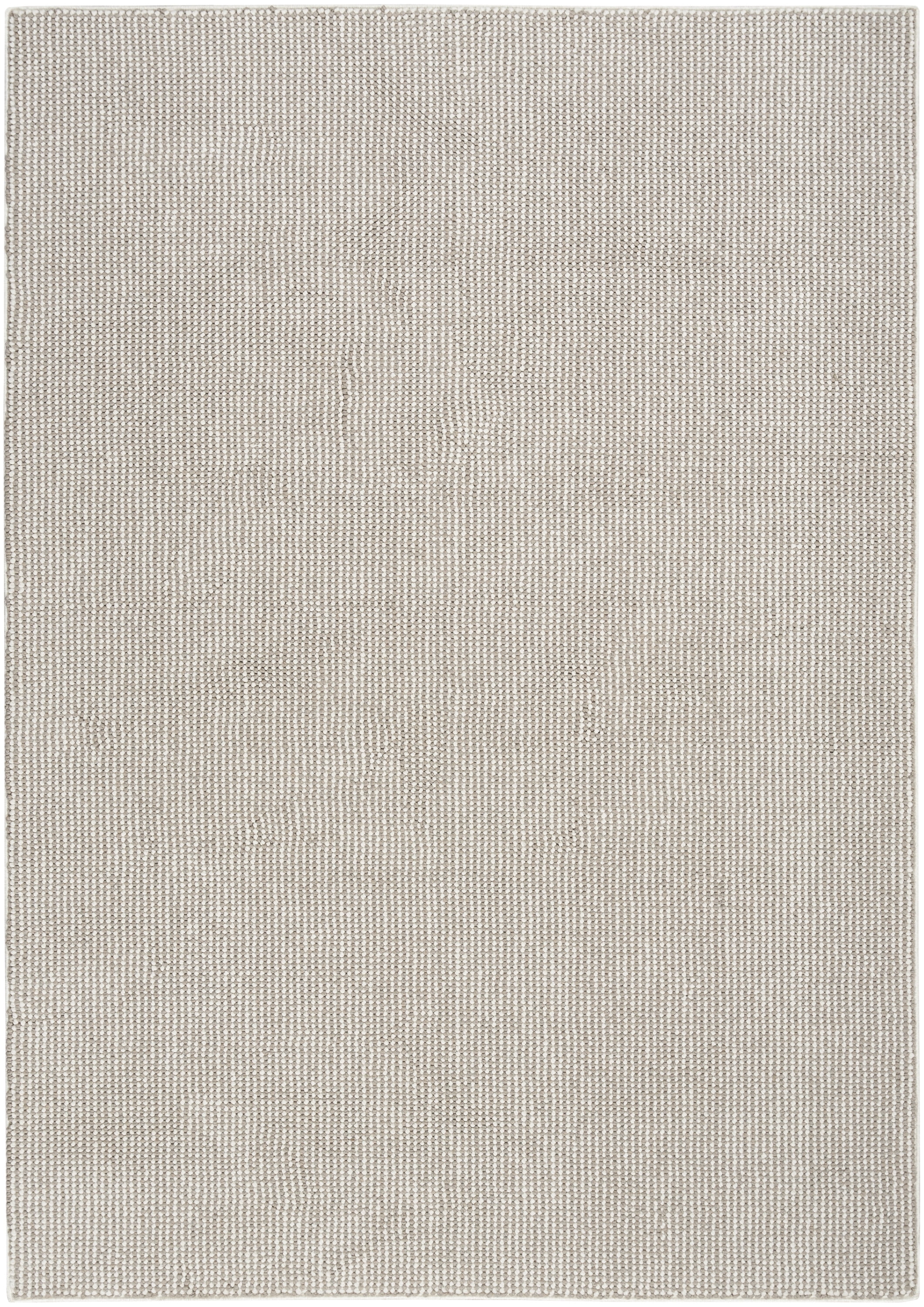 Nourison Textured Home All-over design Ivory Mocha 3'11" x 5'11" Area Rug (4x6)
