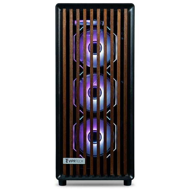 ViprTech Overlord Wood Gaming PC - AMD Ryzen 7 (4.4Ghz), RTX 5050