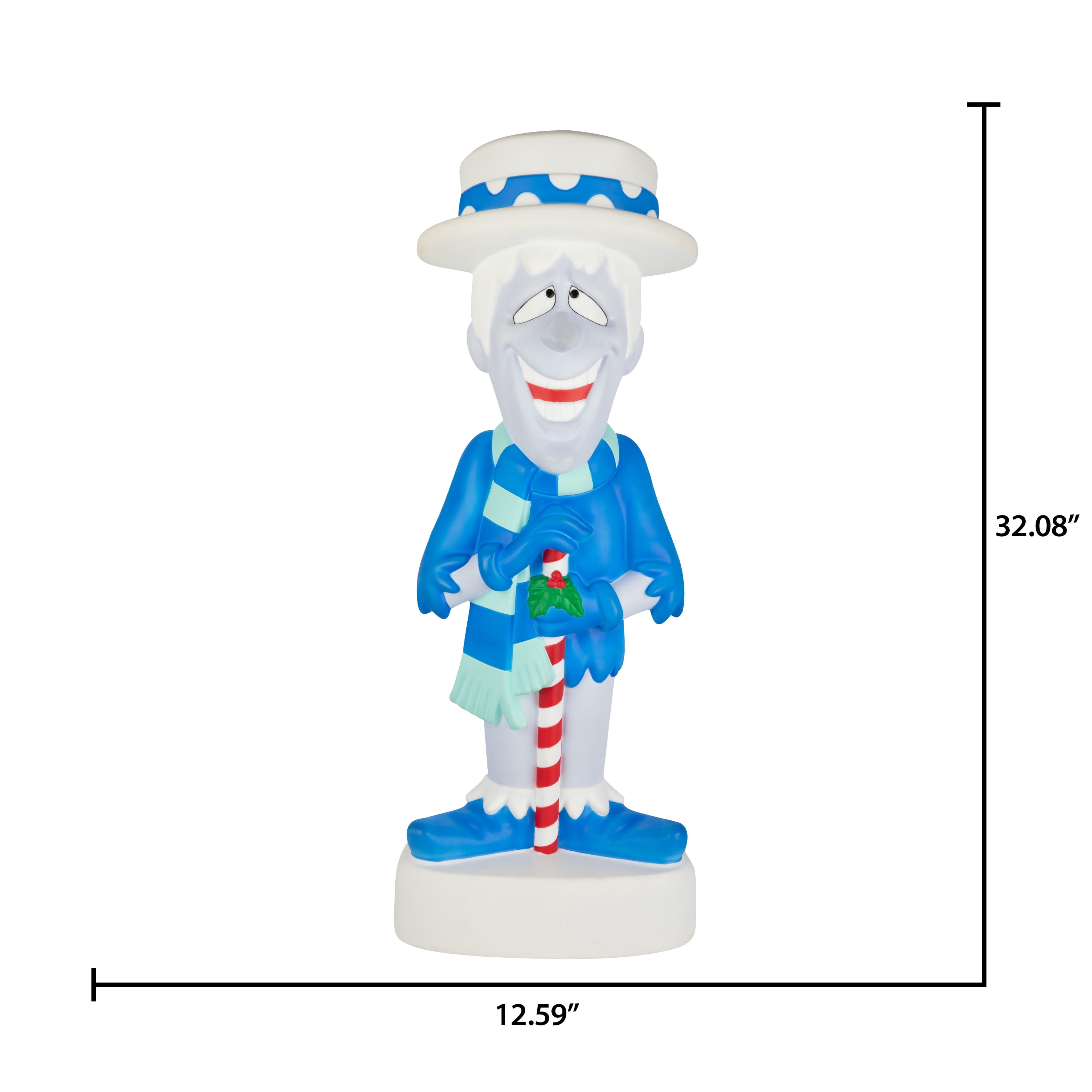 Warner Bros. 32" LED Lighted Snow Miser Blow Mold Outdoor Christmas Decor