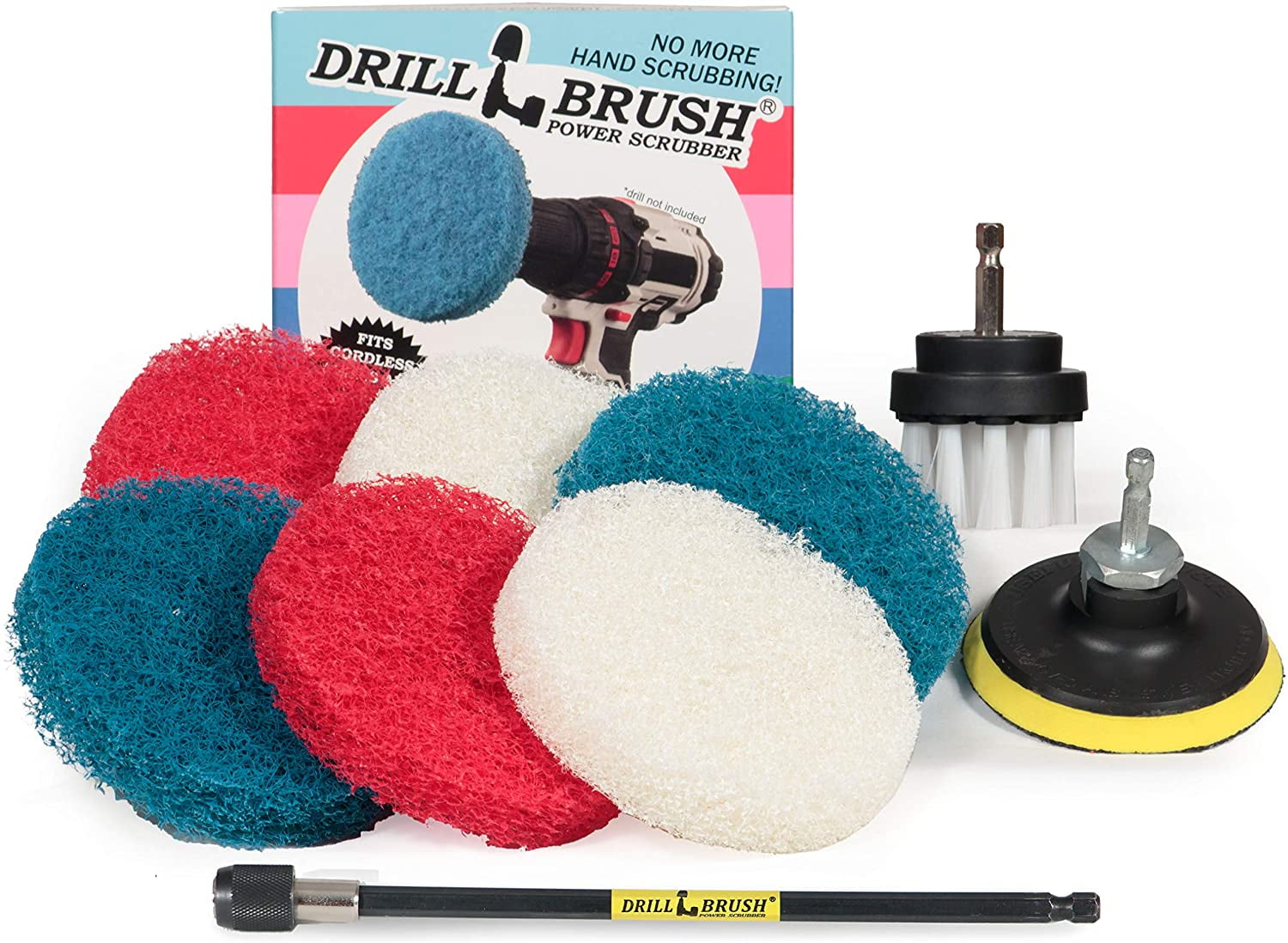 Cleaning Drill Brush Power Scrubber Pads Scrub Brush Scouring