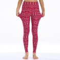 thumbnail image 5 of Mallas informales de Feliz Navidad para mujer, Leggings elásticos ajustados de cintura alta, estampados, otoño, 5 of 5