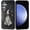 Cute and Spooky Halloween, variant on Case for Samsung Galaxy S23,2 in 1 PC Hard Shell Silicone Inner Bumper Anti-Scratch Full-Body Cover Shockproof Slim Design-Blue Whale Shark Collage