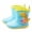 Light Blue, variant on Toddler Boy Rain Boots Fashion Cool Easy-On Lightweight Rainboots Outerwear (Pink, Size 2-3 Years)