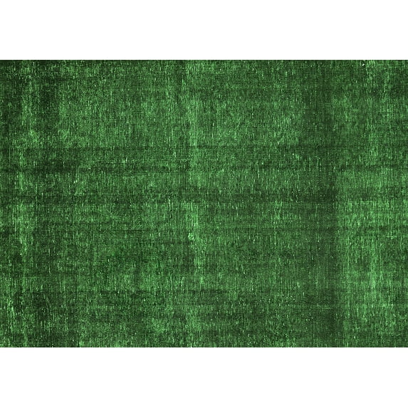 Ahgly Company Indoor Rectangle Oriental Green Industrial Area Rugs, 8' x 12'