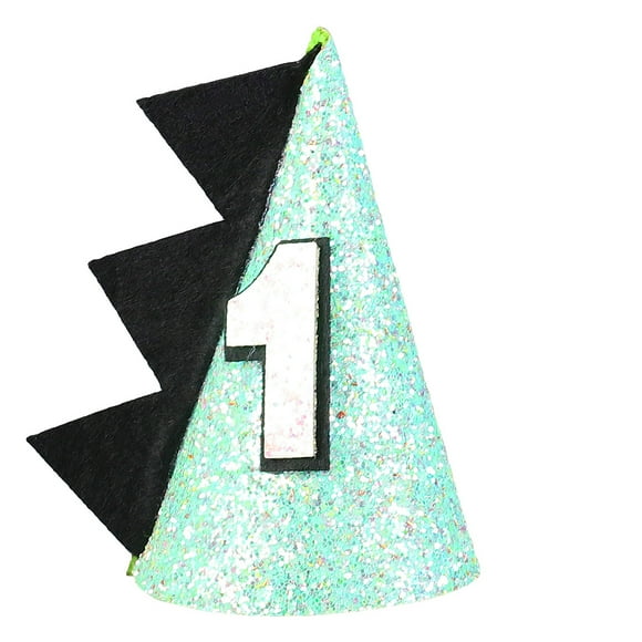 KAKOWELY Gorro de bebé para fiesta de dinosaurios, gorro para fiesta de primer cumpleaños, gorro de dinosaurio para baby shower, suministros de decoración para fiestas, accesorios para el cabello