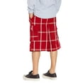 thumbnail image 2 of Hat and Beyond Men's Trendy Plaid Button Pocket Casual Loose Cargo Shorts, 2 of 5