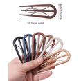 thumbnail image 5 of French Hair Pin for Women - U-Shaped Hair Fork for Updos, Chignons & French Twists, Durable Acrylic, Secure & Elegant Styling for All Hair Types, 5 of 6