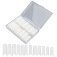 thumbnail image 2 of Puntas de uñas postizas, 240 piezas Puntas de uñas postizas transparentes Puntas de uñas postizas Media cubierta Punta de uñas postizas Durabilidad mejorada, 2 of 5