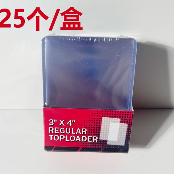70 Fundas Protectoras Para Cartas Coleccionables – Estándar Transparentes De PVC, Rígidas Y Duraderas, 7.5x10 Cm