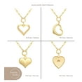 thumbnail image 2 of Jewelry Atelier Gold Filled Heart Necklaces – 14K Yellow Gold Filled Hearth Pendant with Solid Clip Chain for Women (Different Sizes and Styles with Extension/Adjustable Chain), 2 of 7