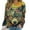 XVDSVF-1, variant on Colorful Lone Wolf Women's Floral Printed Sweatshirt Long Sleeve Crewneck Casual Loose Vintage Graphic Pullover Tops
