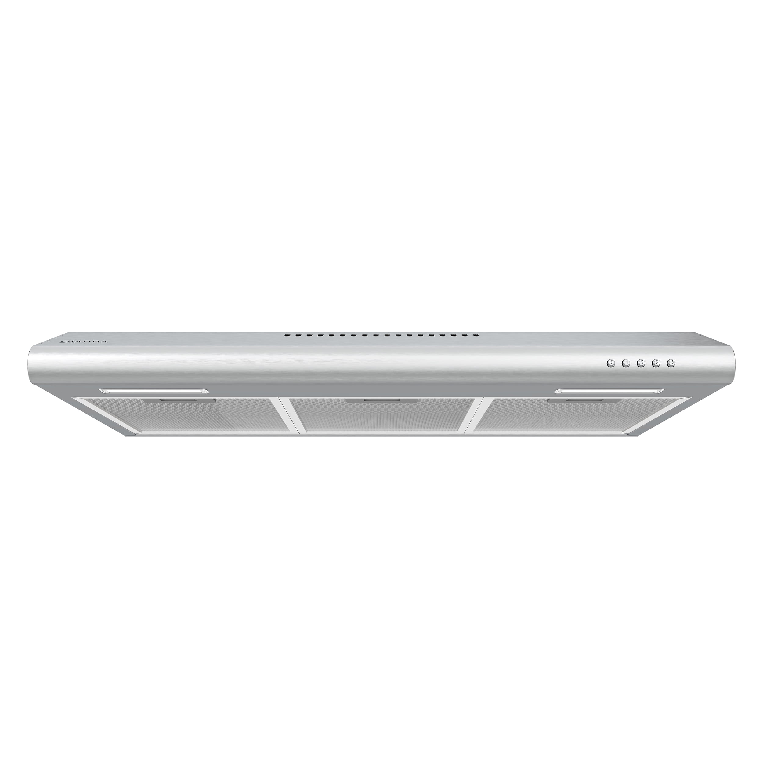 Stainless Steel Range Hood 30 inch KITCHENEXUS 200 CFM Under Cabinet Range  Hood Ducted/Ductless Convertible Duct with LED Lighting, Reusable Filters