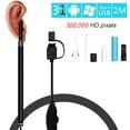 thumbnail image 2 of ruzhgo Plastic Led Ear Pick Adjustable IP67 Waterproof USB Interface 5.5mm Lens Button Control Earpick Earwax Remover Cleaning Scoop, 2 of 6