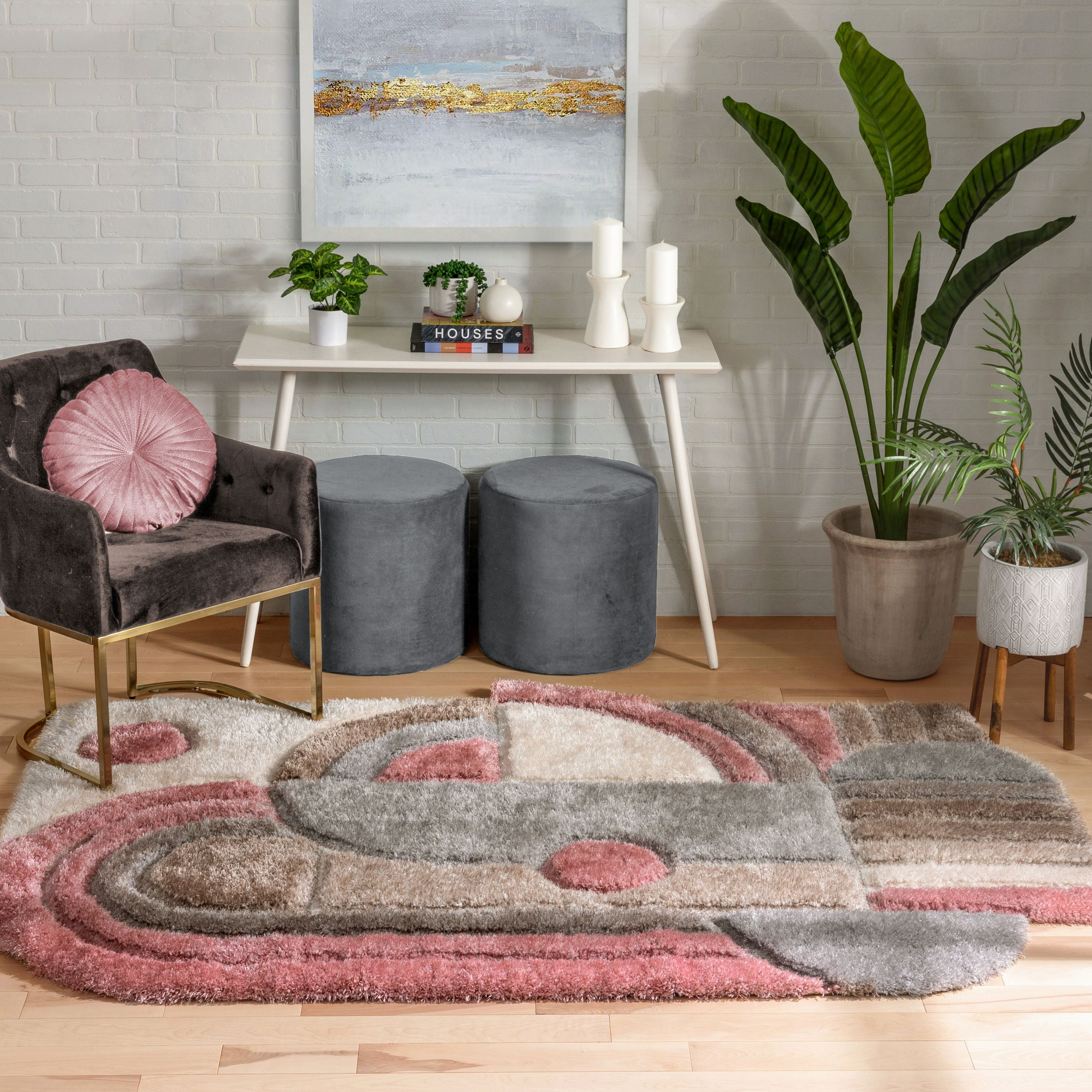 Round Grey Rugs Dunelm