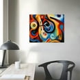 thumbnail image 4 of Nawypu Abstract Music and Rhythm Abstract Canvas Art Print, 4 of 5