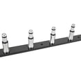 thumbnail image 3 of Speedway Motors Ten Shock Trailer Mount Rack for 1/2 Inch Shock Eye Precision Aluminum Stems with O-Rings Powder Coated Straps for Trailer or Shop Storage, 3 of 6