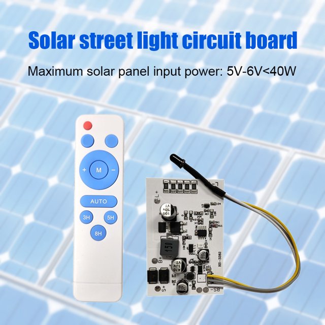 Placa De Circuito De Alumbrado Público Integrado Solar Tablero de controlador de lámpara de calle solar Tablero de controlador de lámpara de calle de energía solar portátil Ndcxsfigh Para estrenar