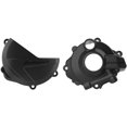 thumbnail image 1 of Polisport Clutch/Ignition Cover Kit, Black, 1 of 2