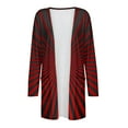 thumbnail image 5 of LOVZFMLL Cardigan pour Femmes Mode Décontractée Chemise Imprimée à Manches Longues avec Poches Cardigan, 5 of 5