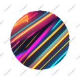thumbnail image 3 of Abstract Lines Colorful Neon Pattern Polyester Universal Spare Wheel Tire Cover Wheel Covers for Trailer RV SUV Truck Camper, 3 of 5