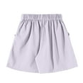 thumbnail image 5 of SXcggal Suit Shorts Casual Wide Size Cropped Pants Stylish Beautiful Women's Shorts, 5 of 5