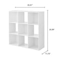thumbnail image 4 of 9-Cube Storage Organizer, White, 4 of 5