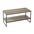 Mainstays 3Piece Coffee and End Table Set, Rustic Brown