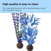 biOrb Medium Blue & Purple Plant Set - Aquarium Plant Decoration