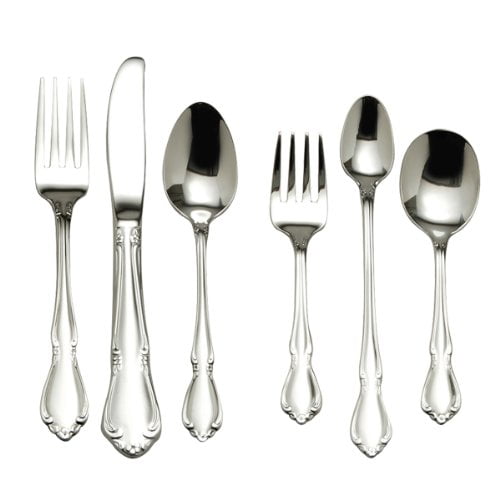 Oneida Chateau 6 Piece Progress Flatware Set Model 2610006c Walmart Com Walmart Com