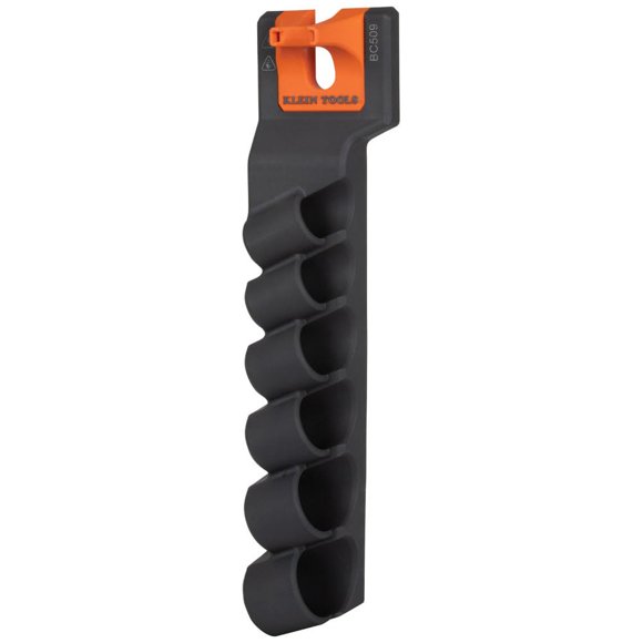 Klein Tools BC509S Module de Support de Prise, Maintient 6 Tailles de Prises d'Impact 3/8 Pouces à 1-1/8 Pouces, Module de Sécurité Optionnel en S-Hook pour Seaux Aériens