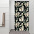 thumbnail image 3 of Waterproof Pioneer Shower Curtain 36x72 Inch Polyester Unique Colorful Floral Shower Curtain for Bathroom Hotel Home Decor with 7 Plastic Hooks, 3 of 5