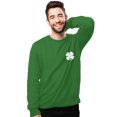 thumbnail image 3 of Tstars Mens Gifts for Irish St Patricks Irish Shamrock Pocket Size Clover St Patricks Day Cute Shirts Gift for Him Irish Shirt Pride Proud Irish Sweatshirt, 3 of 6
