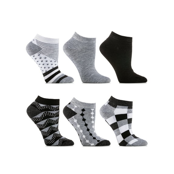 Coral Flush Ankle Socks 6 Pack