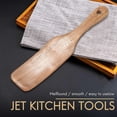 thumbnail image 3 of 5pcs Wooden Spatula Set Wood Spoons For Cooking, Spurtles Wood Kitchen Natural Teak Utensils, 3 of 5