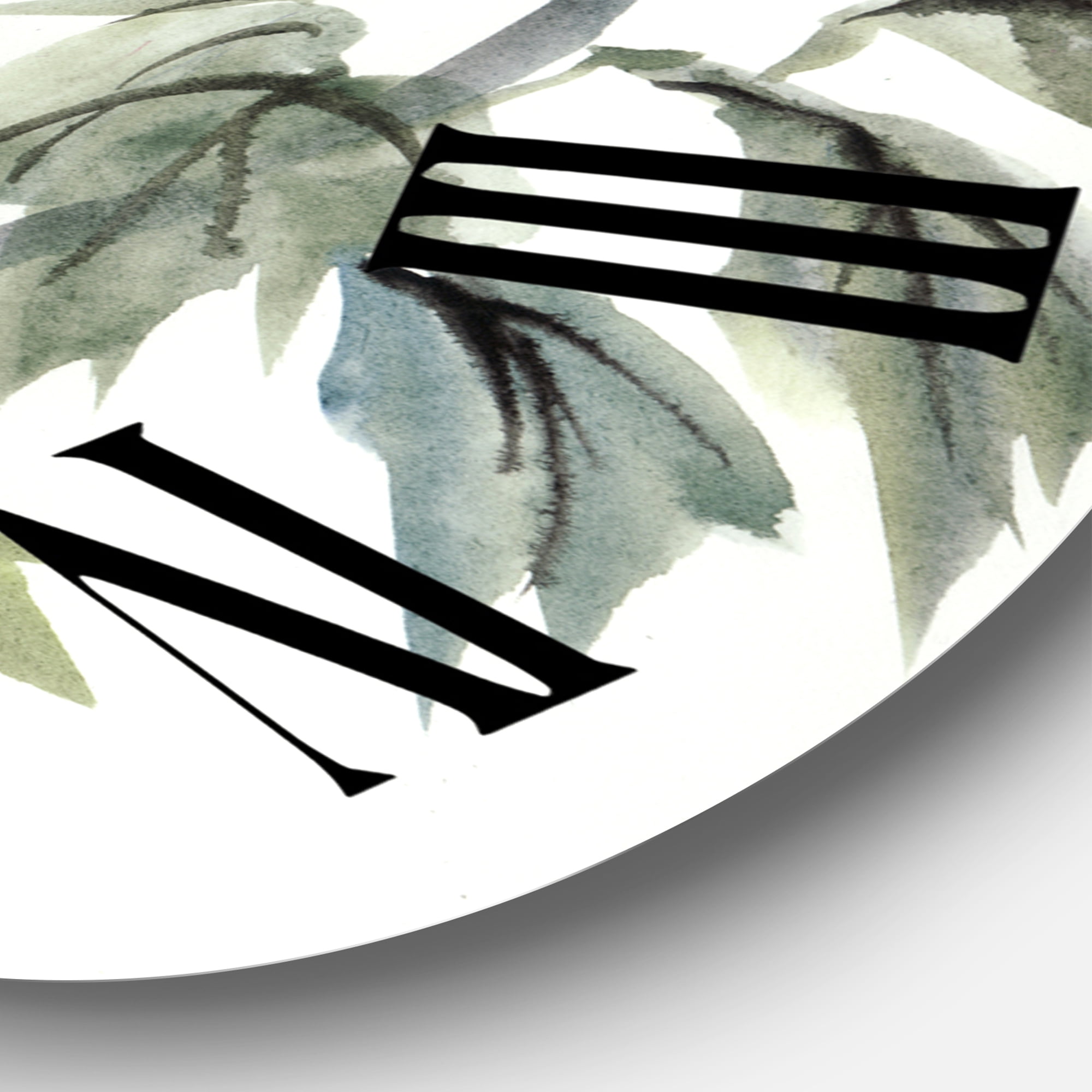 Designart 1 in Quartz Traditional Wall Clock