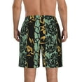 thumbnail image 3 of Naloa Lilies Flowers Men's Beach Shorts, Surfing shorts, Swim trunks, Quick Dry Swim Trunks for Surfing Beach Fun - Medium, 3 of 9