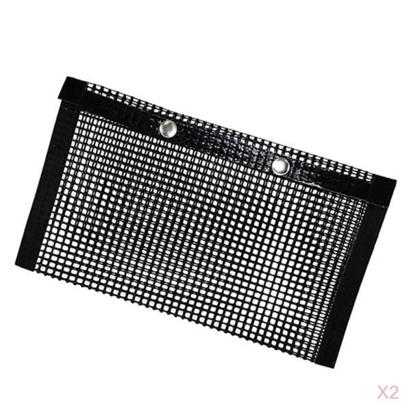 2x Bolsa de Parrilla Antiadherente para Hornear BBQ Resistente Al Calor Herramienta de Picnic Reutilización S Zulema Bolsa de malla para asar a la parrilla