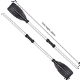 thumbnail image 2 of 2 Pcs Aluminum Alloy Detachable Float Afloat Oars Fitting Boat Rafting Paddle Canoe Oar Boat Paddle Bl, 2 of 6