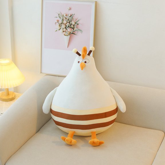 CEHVOM Plush Toys for Girls to Sleep,Plush Toys Animals,Large Plush Stuffed Animals,Pet Simulated Plush Toys Gifts,Chicken Doll Doll Doll for Girls Gift Chicken Halloween Gift Halloween Gift
