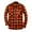 Orange, variant on Bovxnpu Men Long Sleeve Shirts Plaid Button Down Casual Shirt Dress Shirts, Men's Long Sleeve Button Down Plaid Shirt Casual Soft Casual Fashion Mens Tops