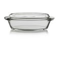 thumbnail image 2 of Cocotte ovale en verre avec couvercle Libbey Baker's Basics, 2 of 3